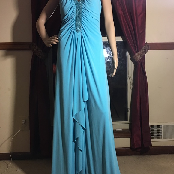Prom Dress/Evening Gown Baby Blue Torquise - Picture 7 of 8